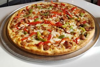 Italian Hot Dog Pizza