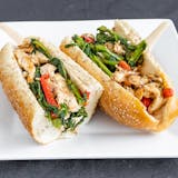 9.Chicken, Broccoli Rabe & Roasted Peppers Grinder