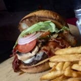 Spicy Bacon Cheeseburger Platter