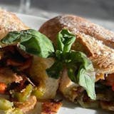 Sausage & peppers sandwhich