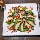 Pear & Apple Salad with Gorgonzola Cheese