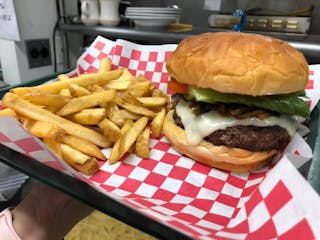 Mushroom & Swiss Burger