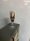 Hazelnut chocolate gelato flute