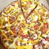 Cheese Burger Hand Tossed Pizza