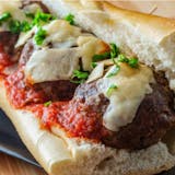 Homemade Italian Meatball Sandwich