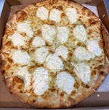 Three Cheese White Pizza