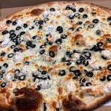 Shrimp Casino White Pizza