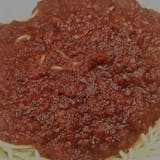 Spaghetti Marinara sauce. CATERING