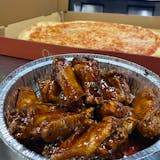 18" Pizza Three Toppings & 20 Wings Special