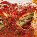 Cheese Lasagna with Meat Sauce