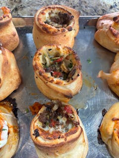 Philly cheesesteak pinwheel