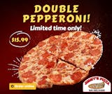 Double Pepperoni Large Thin Crust Pizza Special
