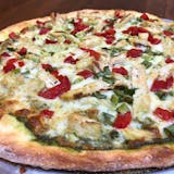 Chicken on the Green Pizza