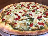 Chicken on the Green Pizza