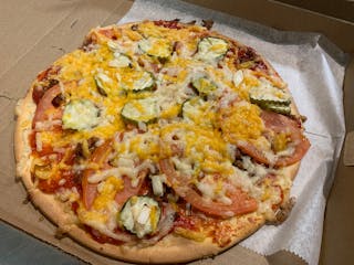 Cheeseburger Pizza