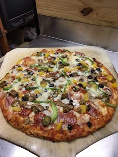 Five Topping Combo Cheese Pizza