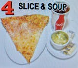 4. Huge Slice & Cup Of Soup Combo Lunch