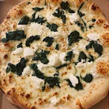 Spinach Cheese Pizza