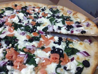 Greek White Pizza