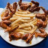 Wings with Fries