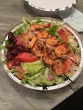 Shrimp Over Salad
