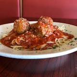 Spaghetti with Tomato Sauce with Meatballs