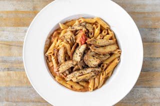 Blackened Penne Pasta