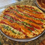 MVP Pie (Marinara, Vodka and Pesto sauce)