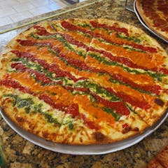 MVP Pie (Marinara, Vodka and Pesto sauce)