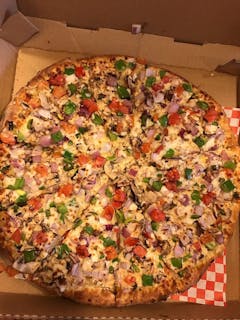 Alfredo Chicken Pizza