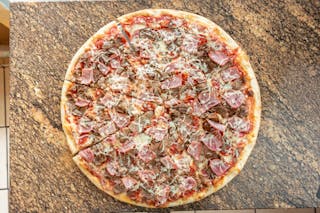 Meataterian Pizza