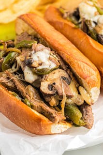 Beef Cheesesteak & Shrimp Sub
