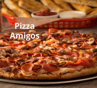 Amigos Meat Deluxe Pizza
