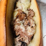 Cheese Steak with Caramelized Onions & Provolone Cheese Sandwich
