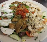 Grilled Chicken, Eggplant & Fresh Mozzarella Salad