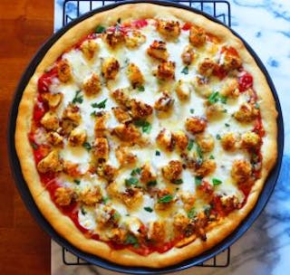 Chicken with Buffalo Pizza