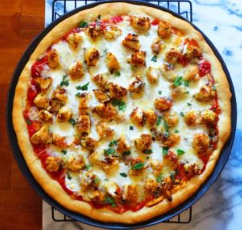 Chicken with Buffalo Pizza