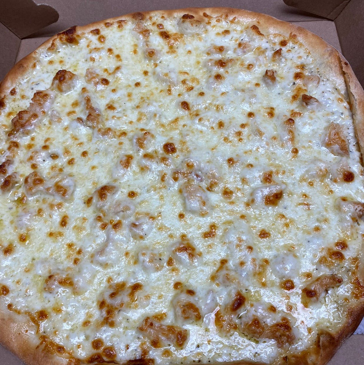 Chicken Alfredo Pizza