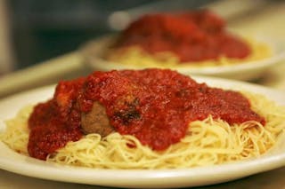 Pasta with Meatballs in Tomato Sauce