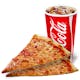 2 Pizza Slices & A Drink Lunch