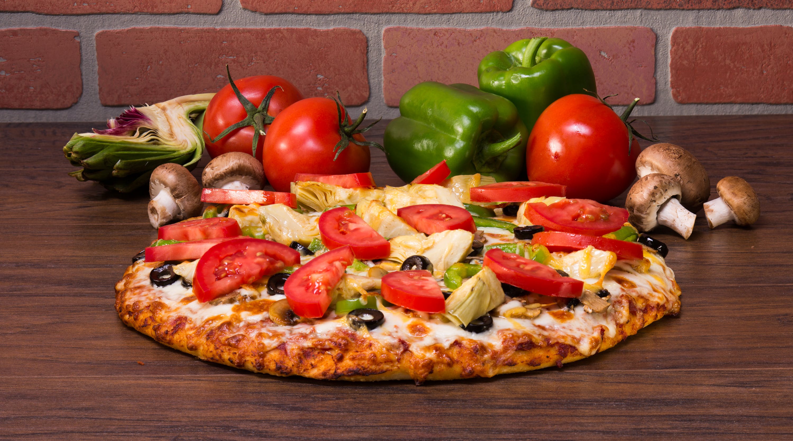 Order Veggiemore Pizza - Small 10'' food online from Mountain Mikes Pizza store, Meadow Vista on bringmethat.com