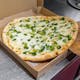 2. White - Broccoli, Mozzarella, Ricotta & Fresh Garlic Pizza