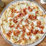 1. White - Mozzarella, Ricotta, Prosciutto & Garlic Pizza