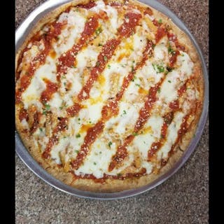 Baked Ziti Pan Pizza