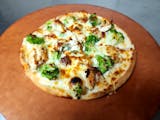 Chicken Broccoli Alfredo Pizza