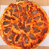 Meatball Parmigiana Pizza