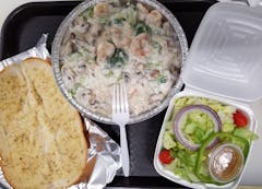 Chicken & Shrimp Broccoli Alfredo Pasta