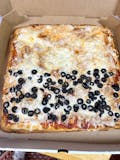 Vegan Sicilian Cheese Pizza