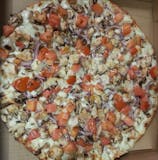 #3 One Large 14" Gourmet Pizza, Veggie Lunch