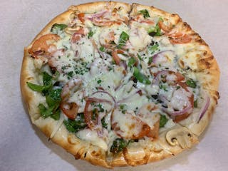 Greek White Pizza